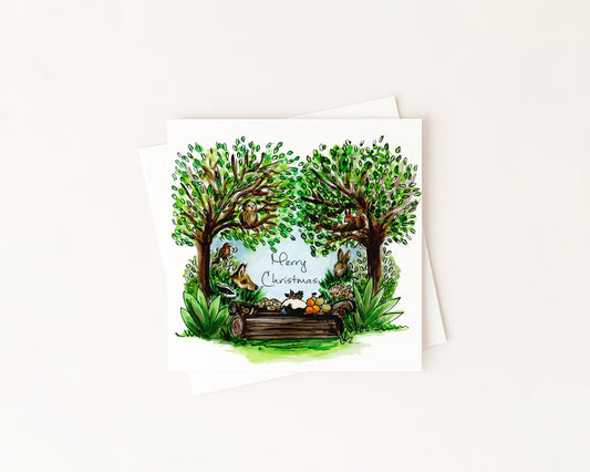 Woodland Christmas Feast Card