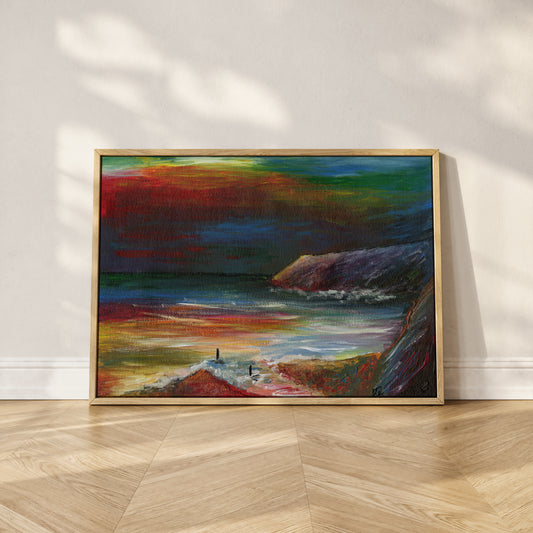 A Storm Brewing hand-painted art print by Daisylion Designs