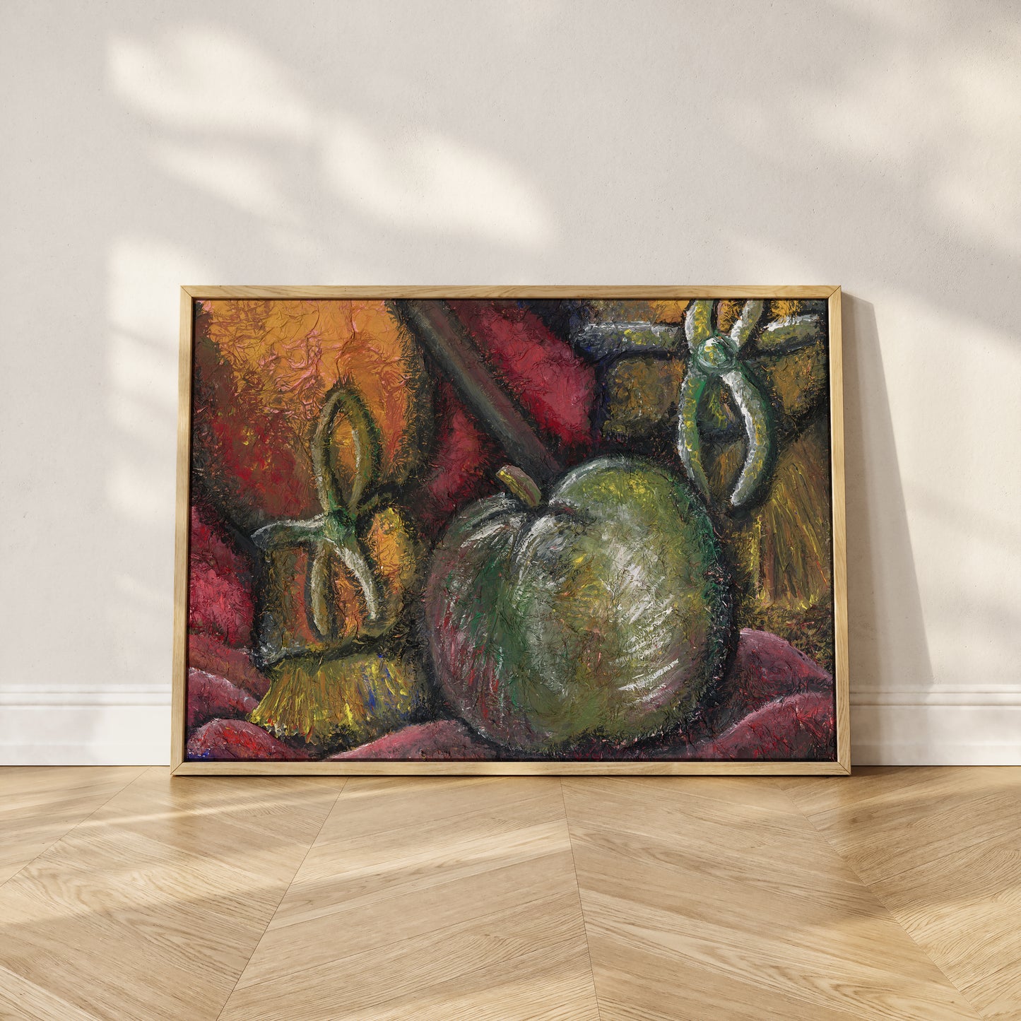 Autumn Harvest hand-painted art print by Daisylion Designs