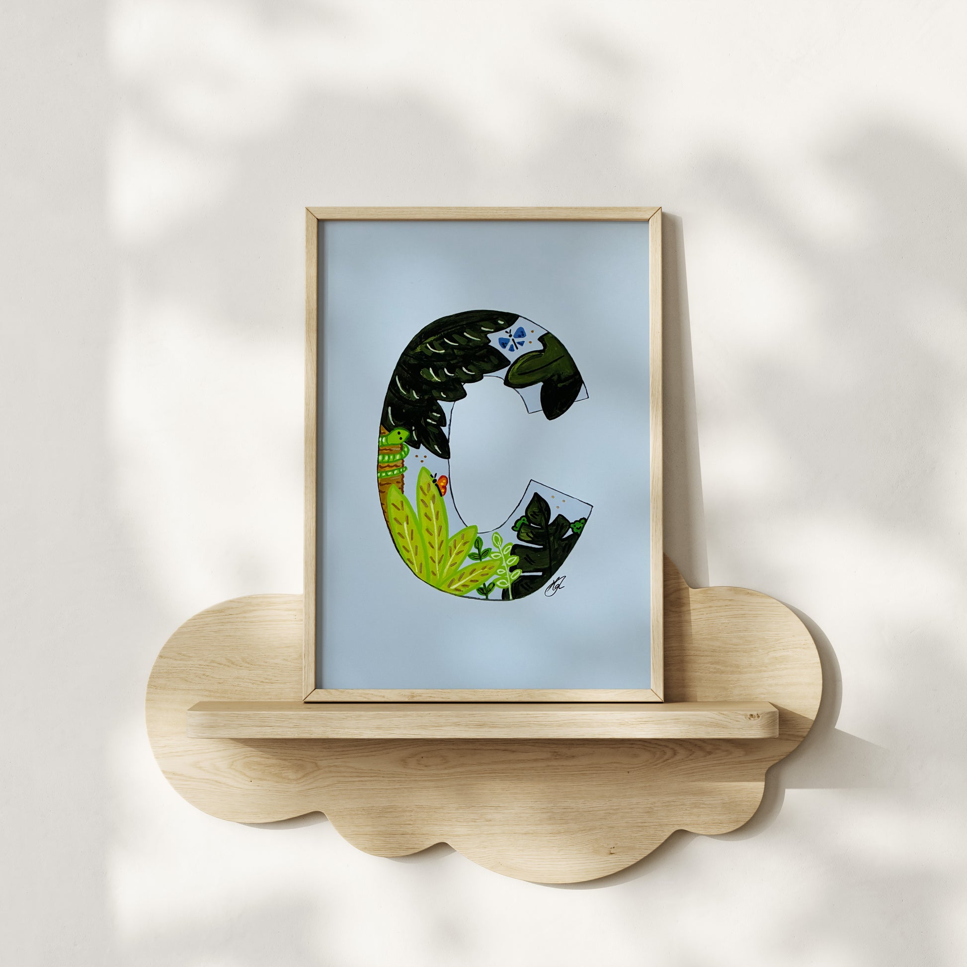  hand-painted art print by Daisylion Designs