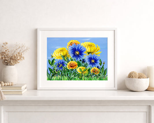 Autumn Meadow A4 Print