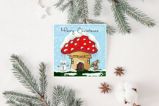 Christmas At Toadstool House Card