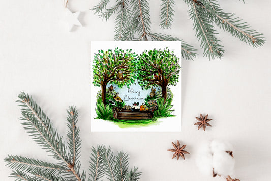 Woodland Christmas Feast Card