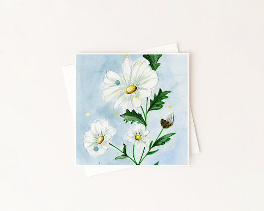 Daisy Birth Flower Card
