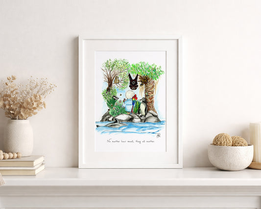 David Attenborough 100th birthday print