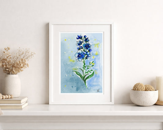 Larkspur Birth Flower