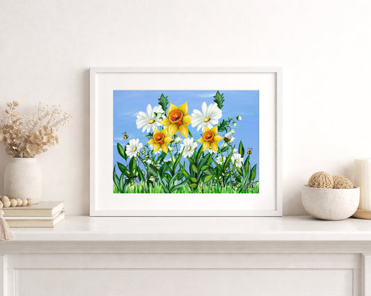 Spring Meadow A4 Print
