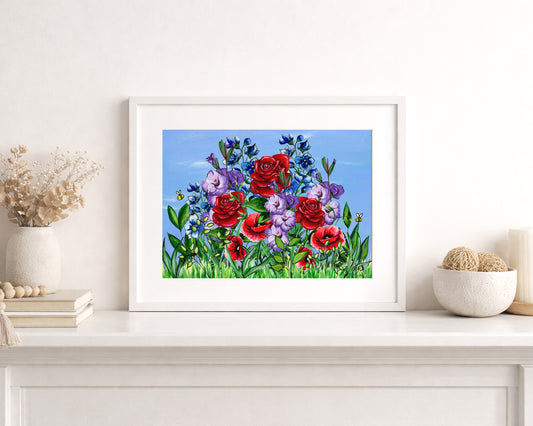 Summer Meadow A4 Print