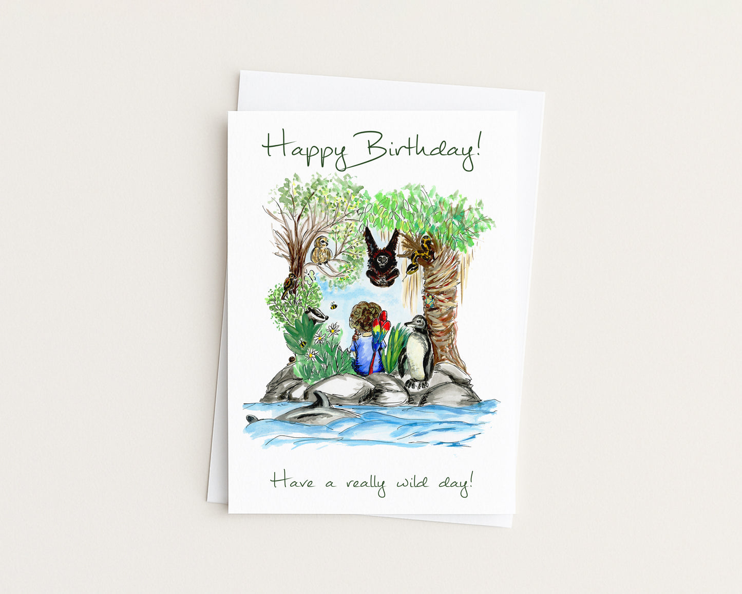 Boys Wild Birthday Card