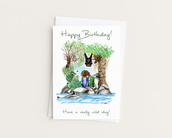 Boys Wild Birthday Card